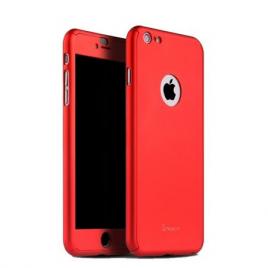 Husa FullBodyIPAKY Originala Red pentru Apple Iphone 6 Plus / Apple iPhone 6S Plus acoperire completa  360grade cu folie de protectie gratis