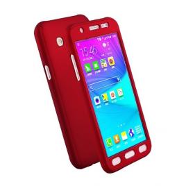 Husa FullBodyRed pentru Samsung Galaxy J5 2015 acoperire completa  360grade cu folie de protectie gratis