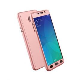 Husa FullBodyRose-Gold pentru Samsung Galaxy J5 2017 acoperire completa  360grade cu folie de protectie gratis