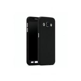 HusaFull Cover  360 NEAGRA (fata + spate+ folie de protectie din sticla) compatibila cu Samsung Galaxy A5 2016Black