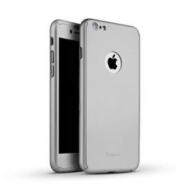 Husa de protectie pentru Apple iPhone 6 Plus / 6S Plus iPaky Pro Silver Original Case acoperire completa  360grade cu folie de protectie gratis