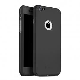 Husa de protectie pentru Apple iPhone 8 iPaky Pro Black Original Case acoperire completa  360grade cu folie de protectie gratis