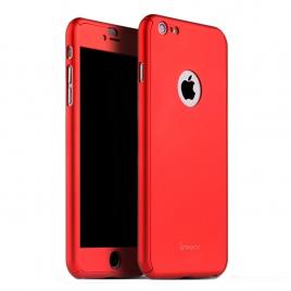 Husa de protectie pentru Apple iPhone 8 iPaky Pro Red Original Case acoperire completa  360grade cu folie de protectie gratis