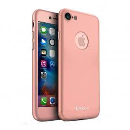 Husa de protectie pentru Apple iPhone 8 iPaky Pro Rose-Gold Original Case acoperire completa  360grade cu folie de protectie gratis