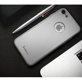 Husa de protectie pentru Apple iPhone 8 iPaky Pro Silver Original Case acoperire completa  360grade cu folie de protectie gratis