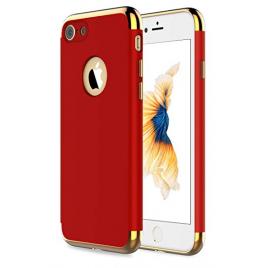 Husa pentru Apple iPhone 7 Plus ofera protectie 3in1 Red