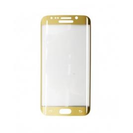 Folie de protectie curbata3D Gold pentru Samsung Galaxy S6 EDGE
