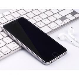 Folie de sticla 3D securizata cu rama metalicaBlack pentru Apple iPhone 8 Plus protectie completa margini curbate