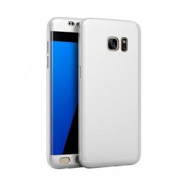 Husa 360 pentru Galaxy S7 Edge Silver