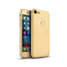 Husa FullBodyIpaky Gold Apple iPhone 8 acoperire completa  360grade cu folie de protectie gratis