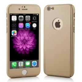 Husa FullbodyGold pentru Apple iPhone 5 / Apple iPhone 5S/ Apple iPhone 5SE acoperire completa  360grade folie de protectie gratis
