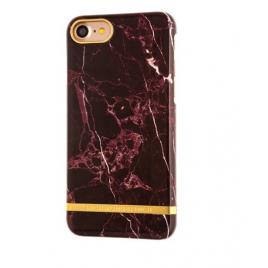 HusaMarble Red TPUhusa cu insertii marmura rosie- auriepentru Apple iPhone 7
