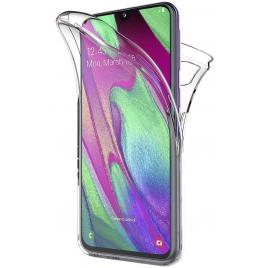 Husa  360 pentru Samsung Galaxy A40 TPU Transparent fata+spate