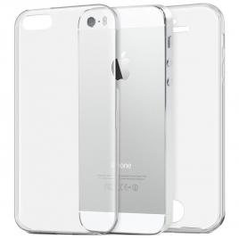 Husa  360Fata-Spate compatibil cu Apple iPhone 5 / 5S / SE Transparent