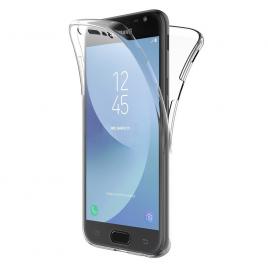 Husa Full TPU  360 (fata + spate) pentru Samsung Galaxy J3 (2017) Transparent