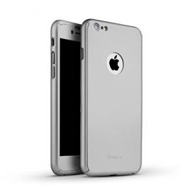 Husa Ipaky Originala iPhone 6 / iPhone 6S Full Cover  360+ folie sticla Silver
