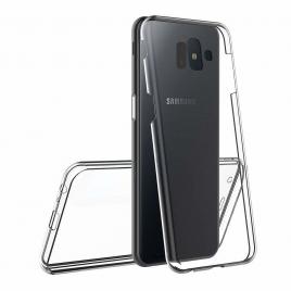 Husa Samsung Galaxy J6 Plus (2018) Silicon TPU  360grade (fata - spate) - transparent