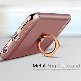 Husa telefon Apple iPhone 8 Plus ofera protectie 3in1 Ring Rose-Gold