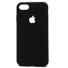 Pachet husa Apple iPhone 7tip jail case de culoare neagra cu folie de sticla gratis