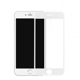 Folie protectie sticla securizata Iphone 7 Plus 3D curbata alb