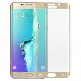 Folie sticla 3D securizata pentru Samsung Galaxy S6 Edge Plus Full Screen Auriu
