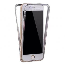 Husa Apple iPhone 7 PlusFullBody ultra slim TPUfata - spate transparenta