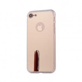 Husa Mirror Slim Iphone 7 / 8 cu margini din silicon - Gold