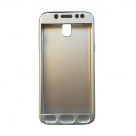 Husa Samsung J5 (2017) Full Cover  360+ folie sticla Silver