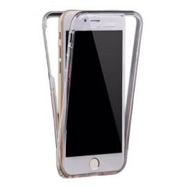 Husa protectie  pentru Apple iPhone 6/6S Plus Silicon Protectie Fata/Spate- 360rade Ultra Slim Transparenta
