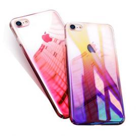 Husa Apple iPhone 8 PlusCrystal Pink Cameleon gradient color changer