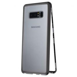 Husa Samsung Galaxy Note 8MagneticaNegru spate de sticla securizata premium