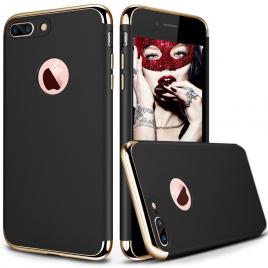 Husa telefon Iphone 7 ofera protectie 3in1 Ultrasubtire - Lux Black Matte