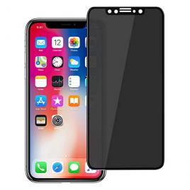 Set 2 folii de sticla 5D Huawei MATE 20 Lite Privacy Glassfolie securizata duritate 10H