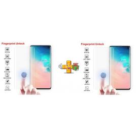 Set 2 folii de sticla Samsung Galaxy S10 PlusFULL GLUE UV