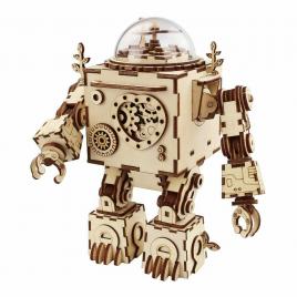 Cutie Muzicală Robot 3D Puzzle DIY