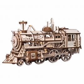 Locomotivă Retro 3D Puzzle DIY Mecanică