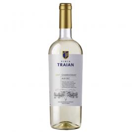 Vin vinia traian chardonnay, alb, sec, 0.75l