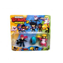 Figurine Brawl Stars Heros 2, set 3 bucati, Mistery Box