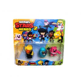 Figurine Brawl Stars Heros 2, set 3 bucati