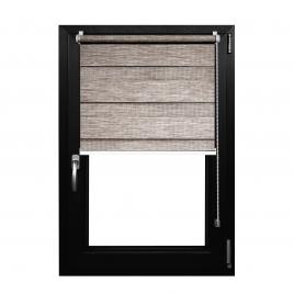 Rulou textil day&night , gri maroniu , l 42 cm x h 100 cm