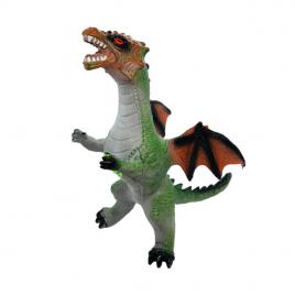 Dinozaur cu aripi, plastic moale, sunete specifce,50cm, verde, TCB22, M5