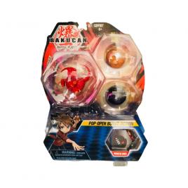 Figurine Bakugan Starter Pack, Rosu