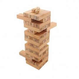 Joc Jenga Blocks, 54 piese si 4 zaruri, isp20