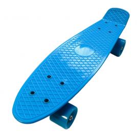 Penny Board, 56 cm, roti silicon, albastru isp 21