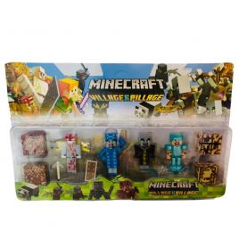 Set 11 figurine si piese tip Minecraft, isp20