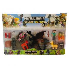 Set 14 figurine si piese Minecraft, isp20