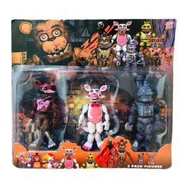 Set 3 figurine five nights at freddy's ,15cm