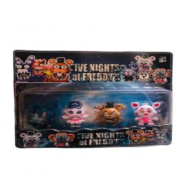 Set 4 jucarii din plastic mini Five Nights at Freddy, SLP2