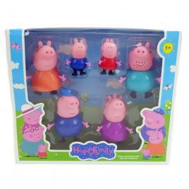 Set 6 figurine Peppa Pig