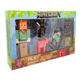 Set 7 figurine si piese Minecraft, , Multicolor, +3,  isp20
